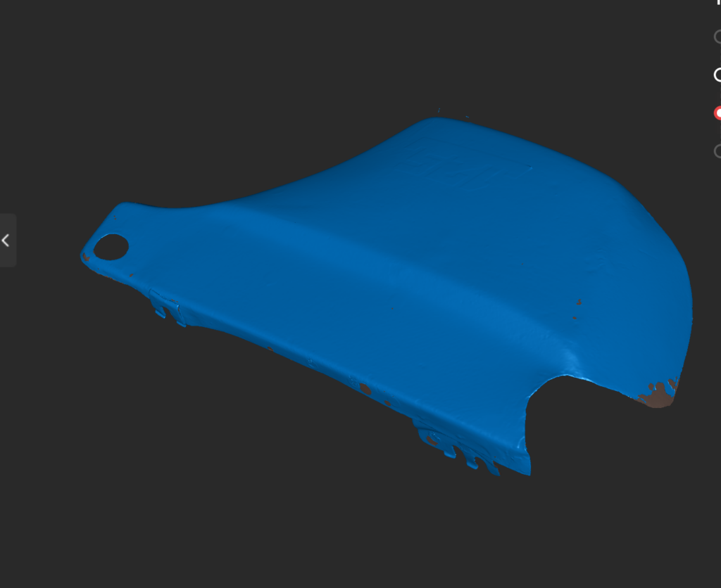 Skan 3D elementu technicznego do odtworzenia modelu CAD